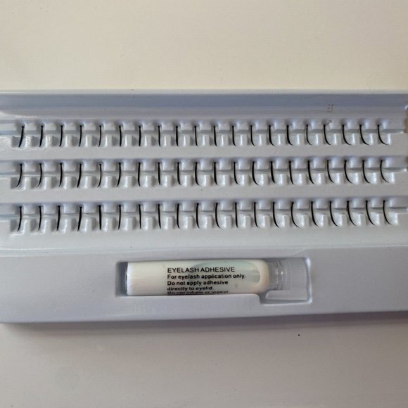 Make Up For Ever Set 3 False Eyelashes Black Strip#106 Clusters#155 Single#101 - Picture 6 of 8